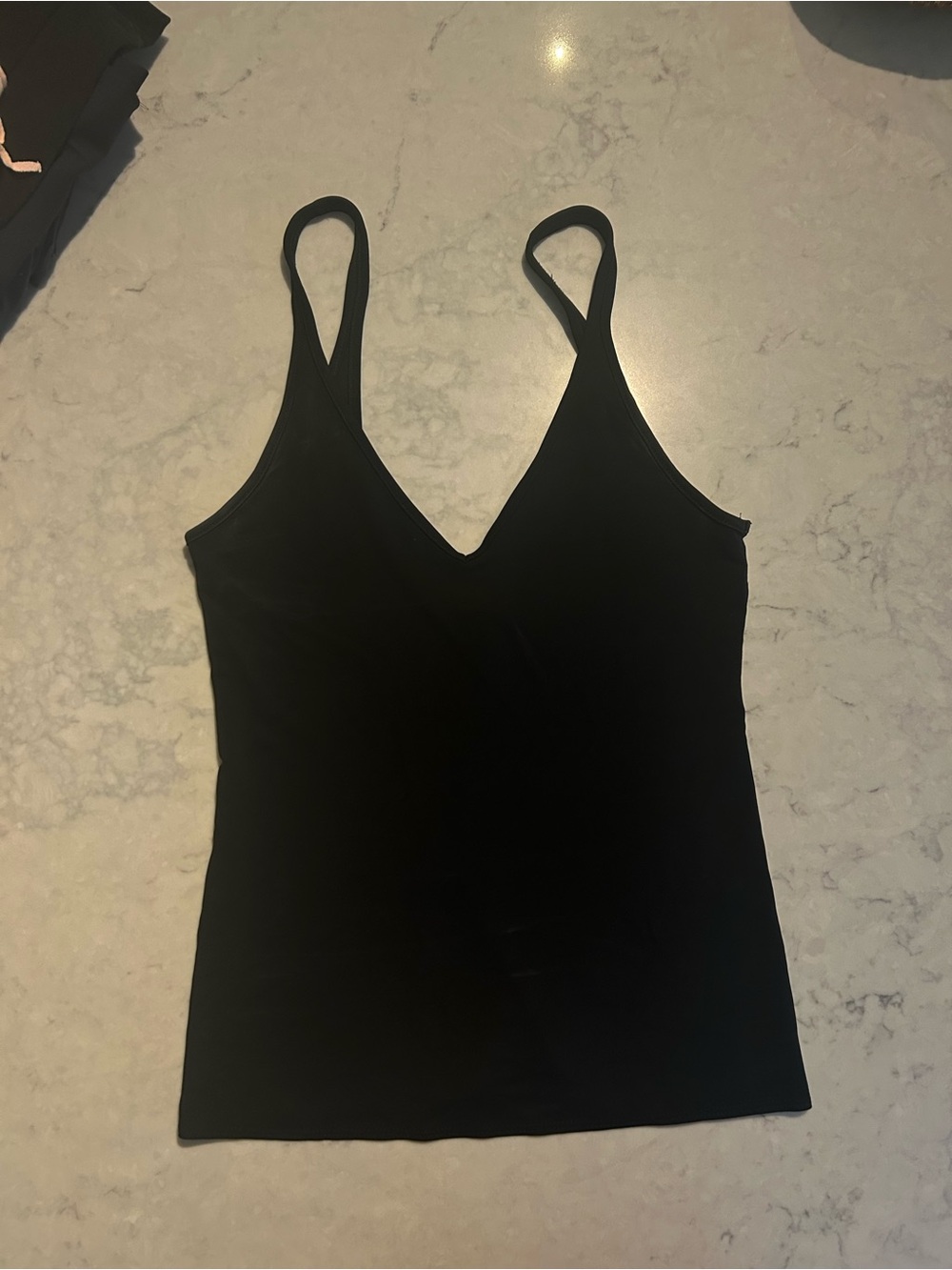 Wilfred Black V-Neck Slim Strap Camisole